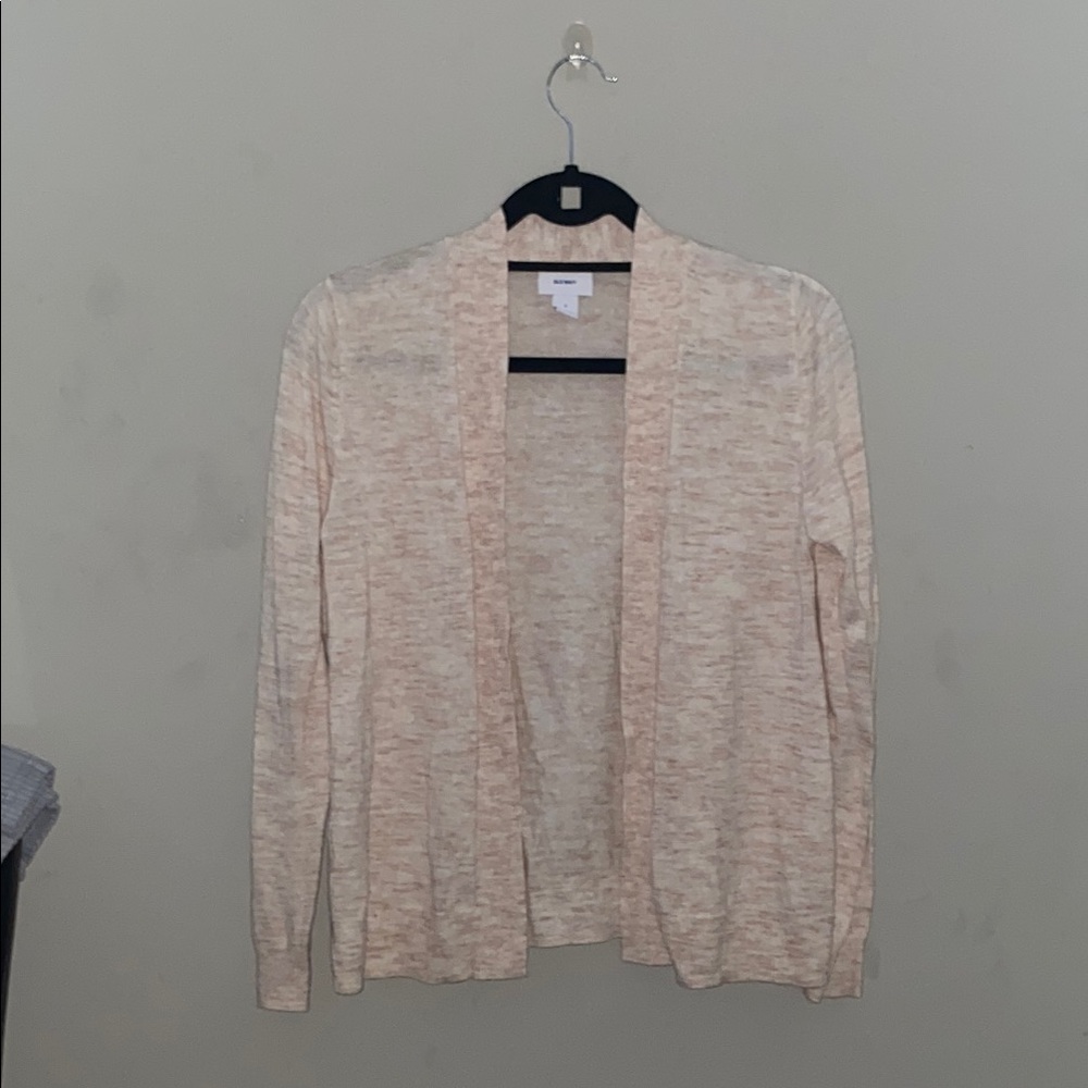Old Navy Cream Cardigan Sweater Lightweight Open Front